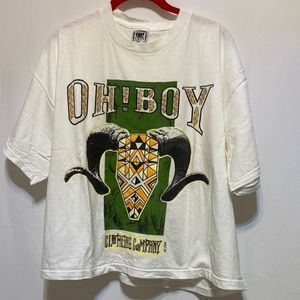 OH BOY CLOTHING COMPANY CREAM TEE SHIRT